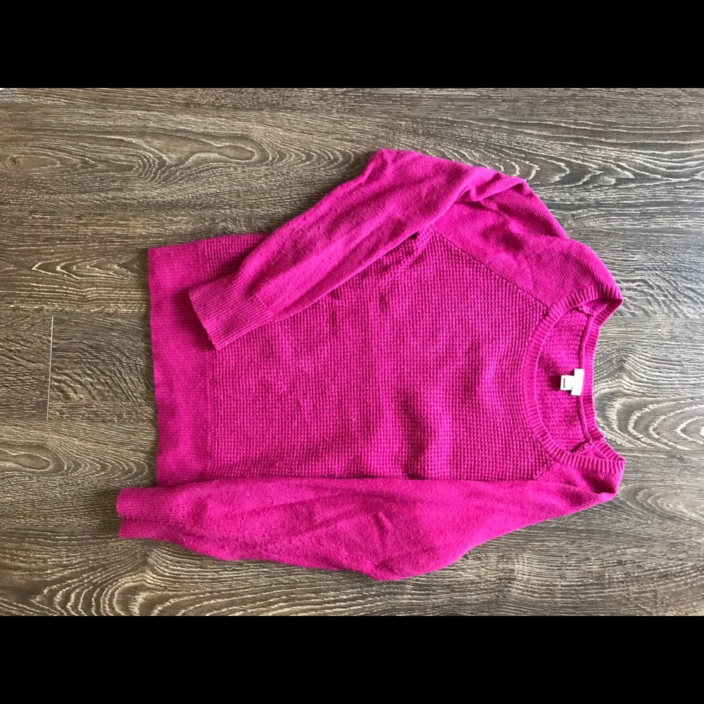 J. Crew Fuschia Sweater
